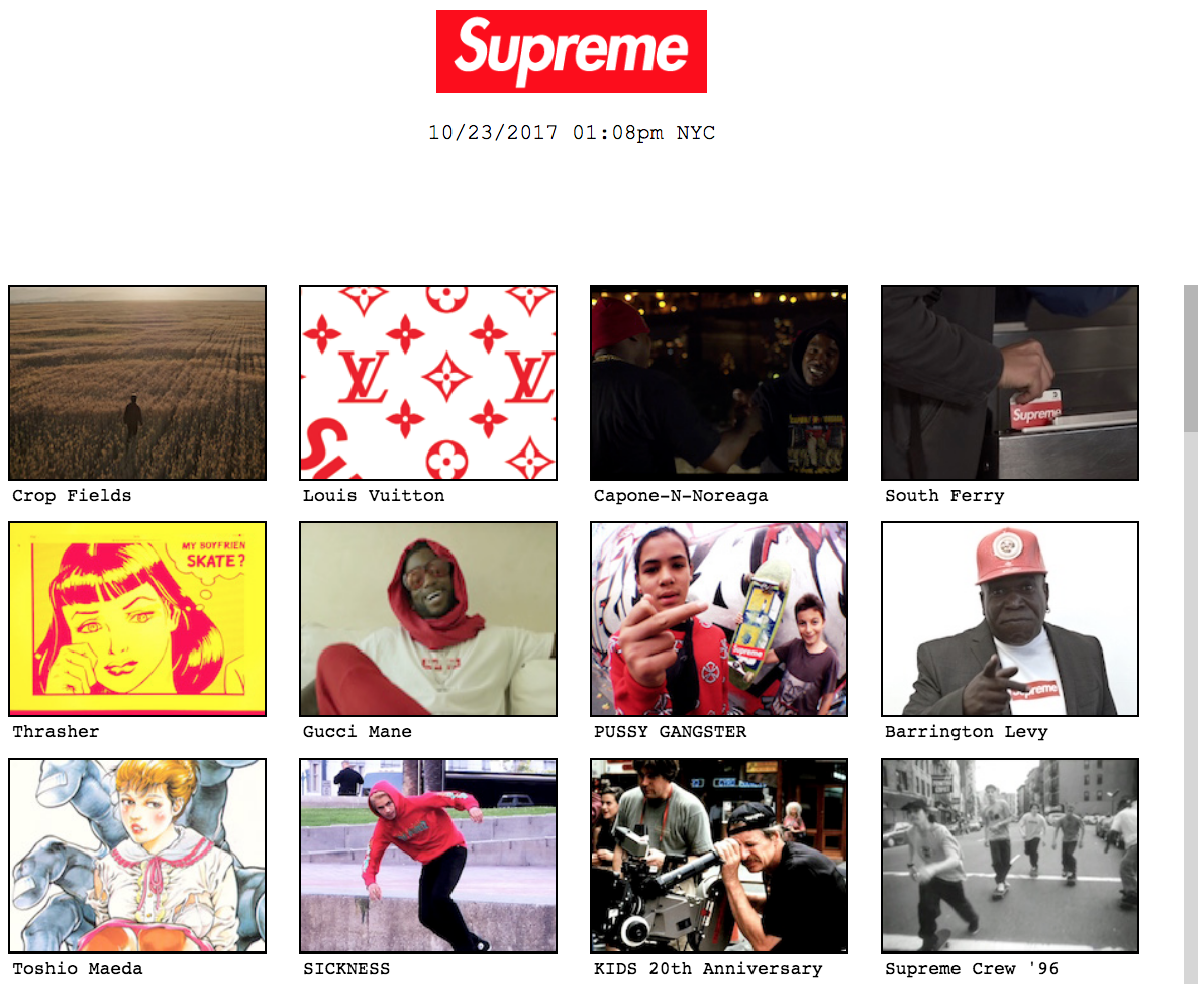 Supreme site cheap