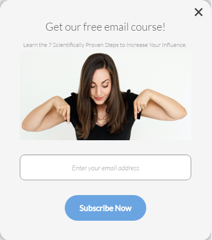 Email popup power words