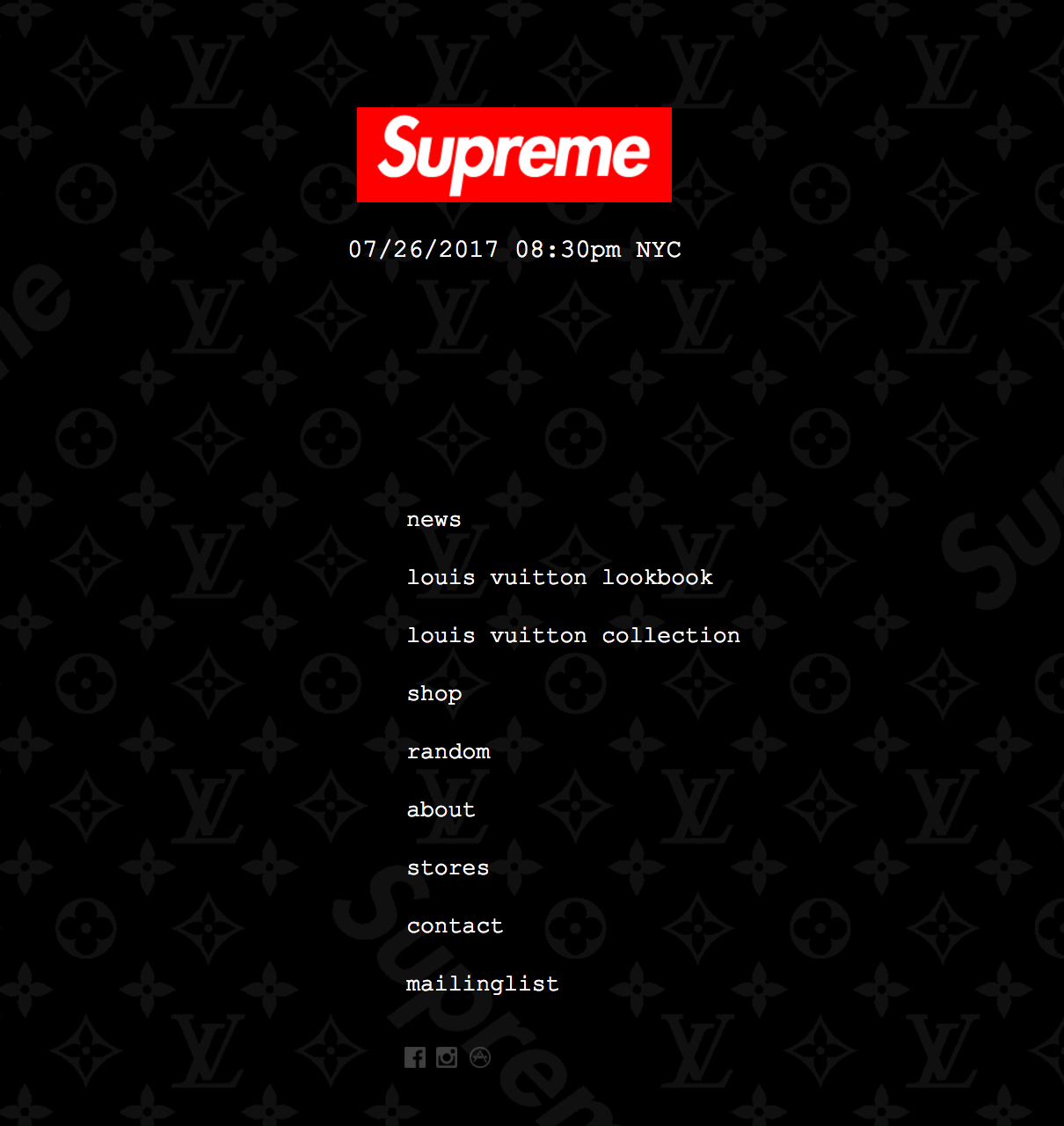 Today is the day: Louis Vuitton x Supreme - ShowBit