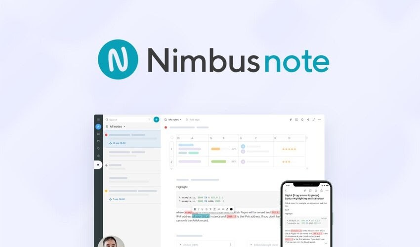 AppSumo deal Nimbus Note