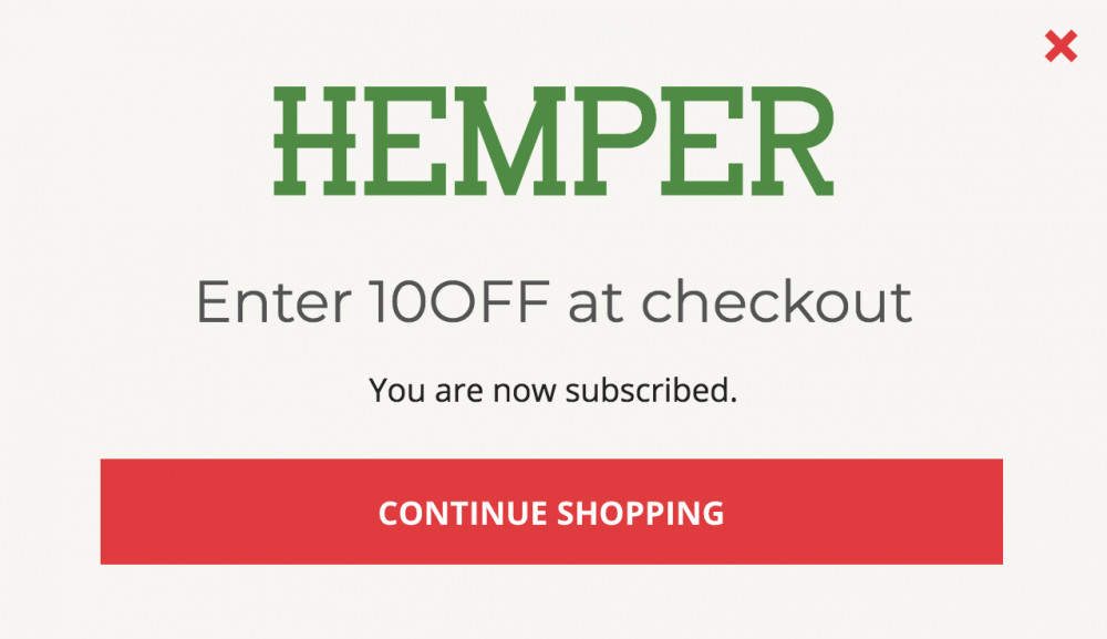 Hemper success