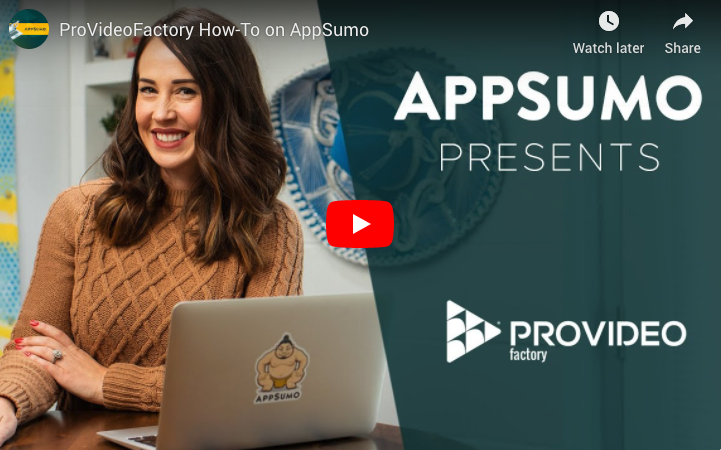 AppSumo ProVideoFactory lifetime deal